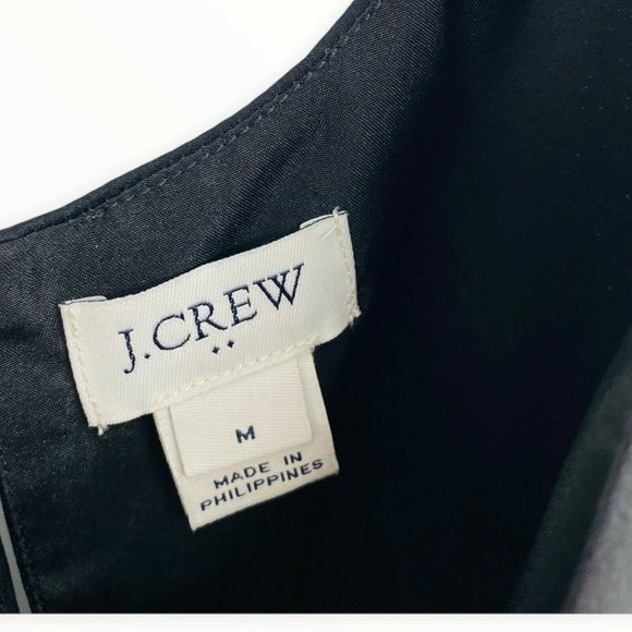 J.Crew Mercantile Sateen Tank Top Black Medium - Picture 8 of 8